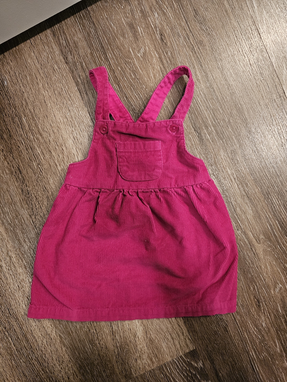 Carter's Hot Pink Corduroy Pinafore Overalls